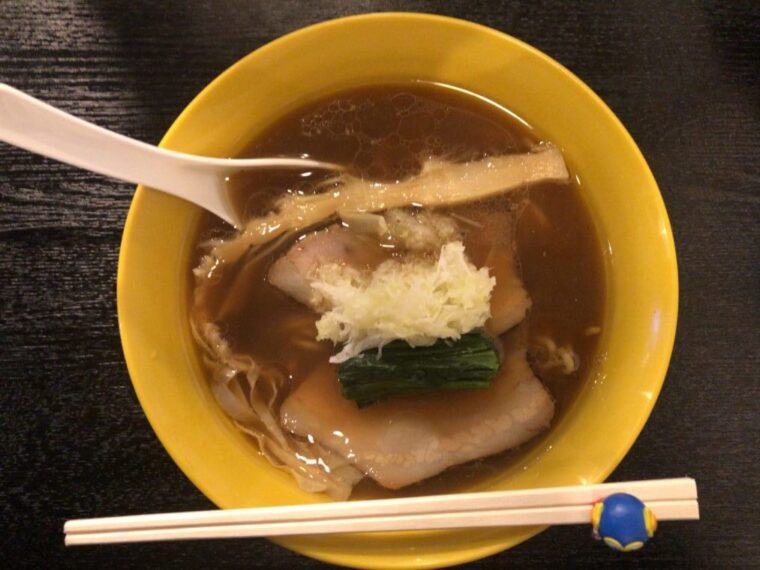 ラーメン真上画像