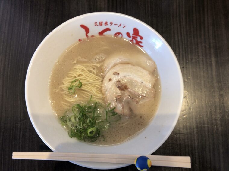 福の家ラーメン真上